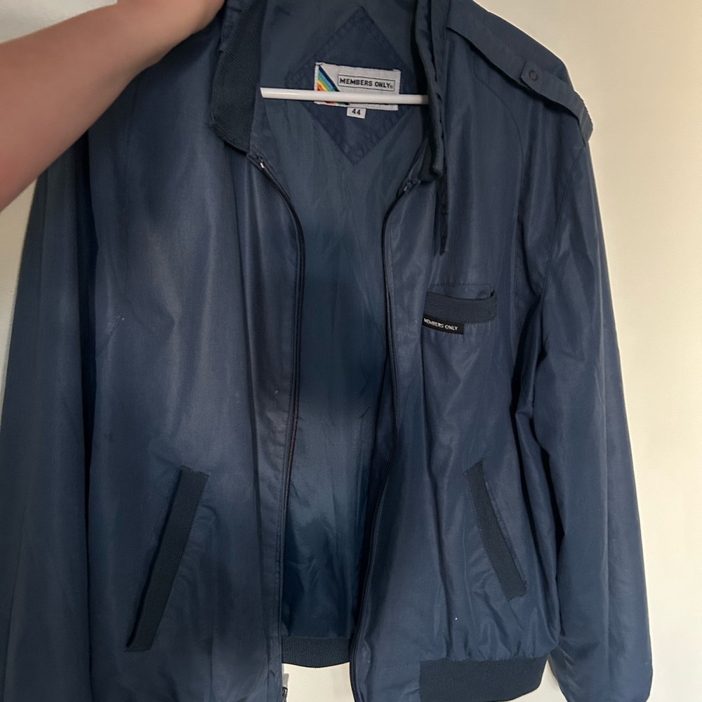Members Only Navy Jacket